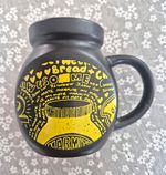 Marmite Black Mug with Yellow Marmite Jar Design - Original Food Advertising