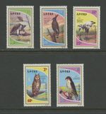 ETHIOPIA 956-960, 1980 BIRDS OF PREY, MNH (ETH6766)