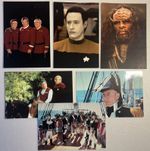 STAR TREK: GENERATIONS - Set of SIX 6”x4” Postcards from 1994 (Lot #2)