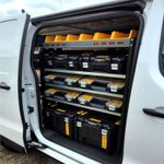 AutoRack steel van racking shelving -Sliding door van racking unit