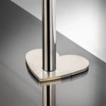 Stair Rods UK Cordis Satin Nickel Large Radiator Pipe Cover