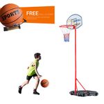 Air League HB09 Youth Portable Adjustable Basketball Stand - FREE Basketball
