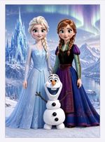 A3 Frozen Character’s Poster