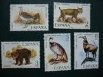 SPAIN / SPAIN 1971 / FAUNA / BEAR / LYNX / CAPRICORN / MNH SET / VERY FINE
