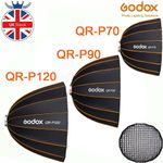 GODOX QR-P120 QR-P90 QR-P70 Parabolic Softbox Bowens Mount for Flash Lighting