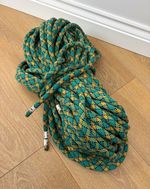 Mammut Ropes & Cords Climbing Rope EN892 50m Green/Yellow Pattern