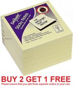 Sticky Memo Notes Post it Colours Pads Adhesive Self Pad 76mm Removable Reminder
