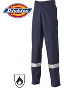 Dickies Pyrovatex Mens Trousers Flame Retardant Hi Vis YKK Zip FR5300 CLEARANCE 