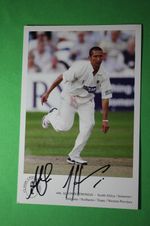 Alfonso Thomas (South Africa) Signed Classic Cricket Card