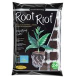 24 ROOT RIOT PROPAGATION CUBES - ROOTING PLUGS - CUTTINGS SEEDS -HYDROPONICS