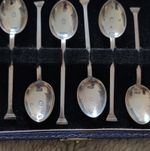 J C Ltd Solid Silver Spoons Set - Solid Silver Composition, Silver Spoons