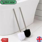 NEW Replacement Stainless Steel Bathroom Cleaning Toilet Brush Head Hold NEW