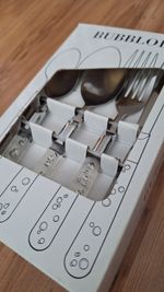 IKEA Bubblor 24-Piece Flatware Cutlery Set - Clear Acrylic Handles - BRAND NEW