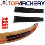 1/2/3/5 Pair Bow Limbs Tips Silencer Traditional Recurve Bow Adhesive Silencer