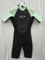 TWF Ladies CIC Shortie Wetsuit Size 10 Black Green Rubber New With Tags