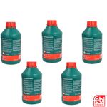 CHF 11S HYDRAULIC FLUID POWER STEERING 1L x 5 FEBI AUDI BMW SEAT SKODA VW A3191