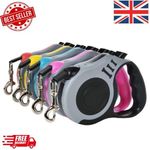 Retractable Dog Lead Extendable Training Dog Leash Pet Leads 2 Sizes 3m 5m