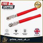 6-Wheel Glass Cutter – Wooden Handle for Mirror, Tile & Window Cutting