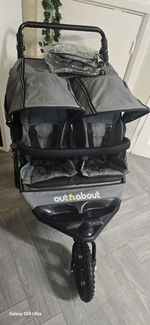 £230 Out N About Double Pushchair V4