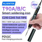 ALIENTEK T90 Smart Soldering Iron PD 140W Adjustable Temperature DC 28V 80-450℃
