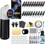 Panda Design Tattoo Pen with Paw Buttons, Wireless Tattoo Machine Kit with Batte