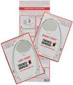 Trainer Armour Big Toe Hole Preventer Black Self Adhesive Patches Trainer Care