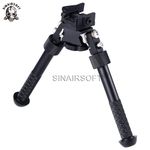 V8 Tactical Hunting Rifle Bipod 6-9" 360° Swivel Bipod for Picatinny Rail Mount