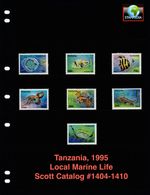 $6.50 Scott Value - 1995 TANZANIA Fish Indian Ocean Marine Life  CV MNH NH UMM