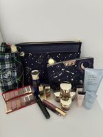 Fab ESTEE LAUDER BUNDLE, 18 ITEMS, Unused Genuine Makeup & Skincare & Bags