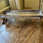 Vintage Silver Plate Pen Tray Holder