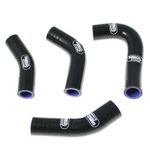 BLACK Samco Silicon Rad Hoses fit Yamaha RD 350 YPVS F11 1983-1995