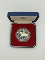 1977 Queen Elizabeth II Silver Jubilee Proof Crown .925 In Royal Mint Case