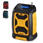 UEME 5W DAB/DAB+  FM Cordless Site Radio, Bluetooth, USB Rechargeable, IP65