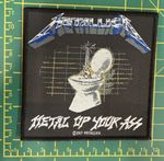 Metallica Metal Up Your Ass Woven Sew On Patch Officially  Licensed