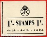 SG. BD9. 1/- A very fine complete George VI booklet containing Stamps in  B72568