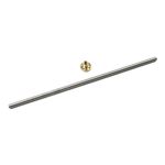 8mm T8 Lead Screw 2mm Pitch 4mm Lead With Nut Great for 3d Printers and CNC