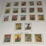 1977 South Africa  Flowers set and coil stamps MNH