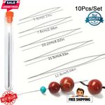 10pcs Big Eye Beading Needles Threading Tool Set for Bracelet Jewelry DIY 2 Size