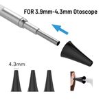 3.9mm 4.3mm Digital Otoscope Accessories Ear Specula Sets Ear Canal Inspection T
