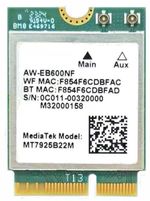 MediaTek MT7925B22M WiFi7 Adapter Card Tri-band 2.4/5/6G Bluetooth 5.4 NGFF M.2