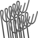 Strong Fencing Pins 10 Pack 1.15m x 8mm Steel Road Barrier Fence Stakes Signage