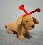Love And Snuggles Card Factory Small Sausage Dog Fluffy Plush Toy Soft Toy (B10)
