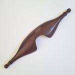 Antique Carved Wooden Milkmaid Shoulder Yoke – Rustic Country Farmhouse Décor 