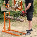 Steel Saw Horse w/Safety Lock |Folding Portable Heavy Duty Log Cutting Stand