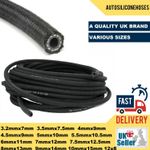 COTTON BRAIDED RUBBER FUEL HOSE PIPE VACUUM UNLEADED PETROL DIESEL OIL TUBE E10