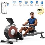 MERACH Q1S Magnetic Rowing Machine 16 Levels of Quiet Resistance Dual Slide Rail
