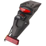 Universal Motorcycle Enduro Dirt Bike Fender LED Brake Stop Rear Light Tail Lamp