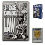 2000 AD Judge Dredd Limited Edition Comic Book Cover Metal Collectible -Numbered