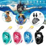Swimming Mask Full Face Anti-fog Snorkelling Scuba Diving Mask Goggles For GoPro