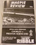 1986 1987 Chorley V Preston  FA Cup @ BLACKBURN